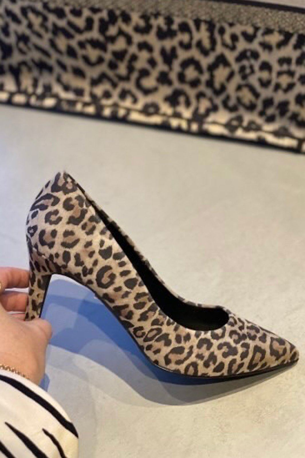 Forudbestilling - Copenhagen Shoes - Siesta - Brown Leopard (Midt/Slut December) Stiletter 