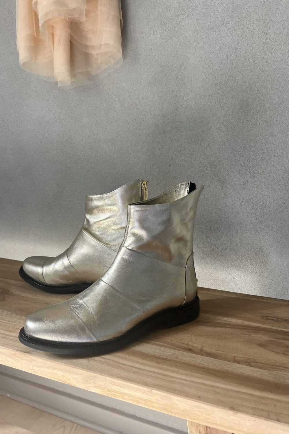 Forudbestilling - Copenhagen Shoes - Stephanie - 0051 Gold Støvler 