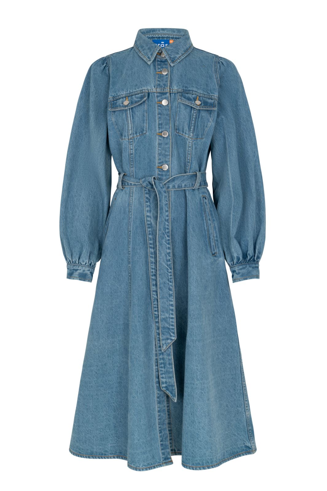 Forudbestilling - Cras - Celinecras Dress Denim - Light Blue Kjoler 