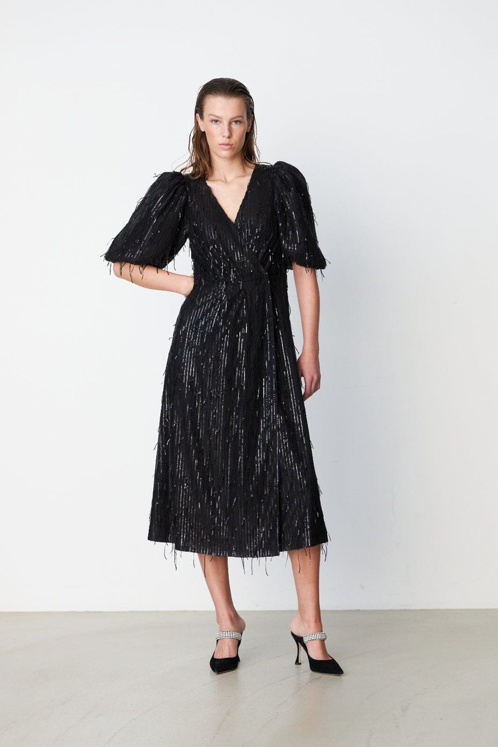 Forudbestilling - Cras - Dakotacras Dress - Black Kjoler 