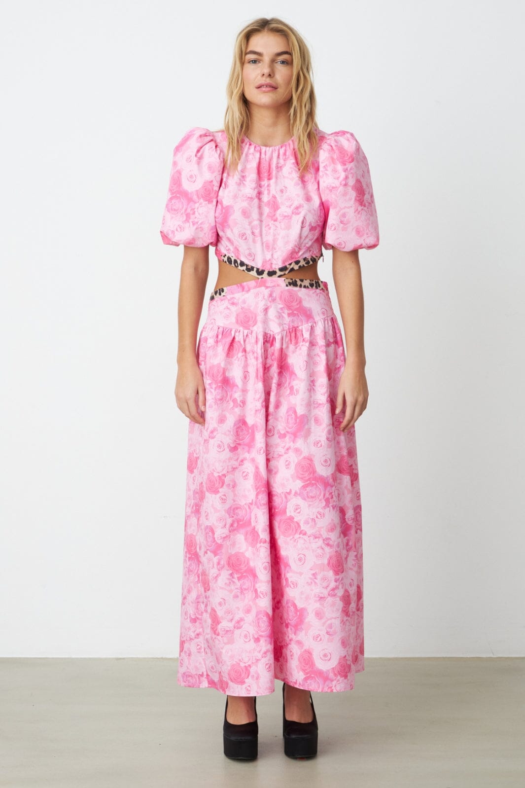 Forudbestilling - Cras - Lovisacras Dress - Pink Rosegarden Kjoler 