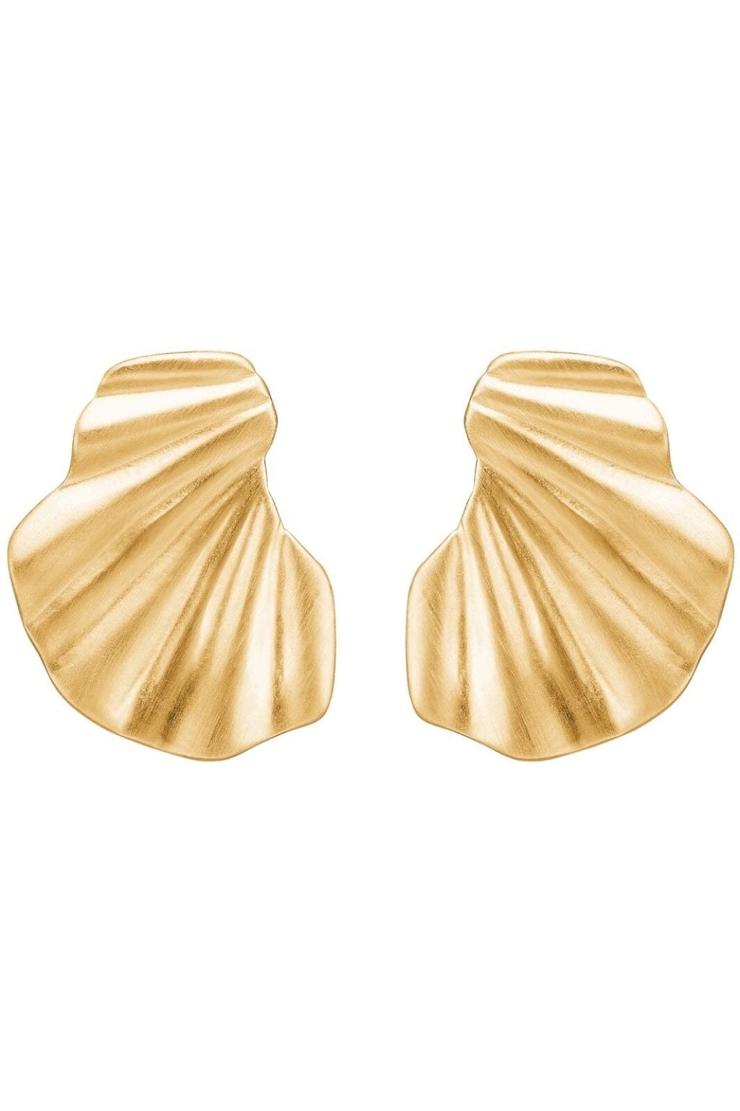 Forudbestilling - Enamel Copenhagen - Earring, Wave - 925S/Gp/M (Midt Februar) Øreringe 