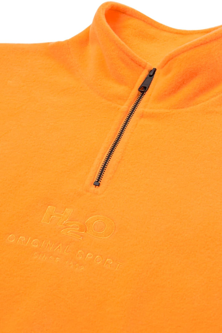 Forudbestilling - H2O - Blåvand II Fleece Half Zip - Blazing Orange (Juni) Fleece jakker 