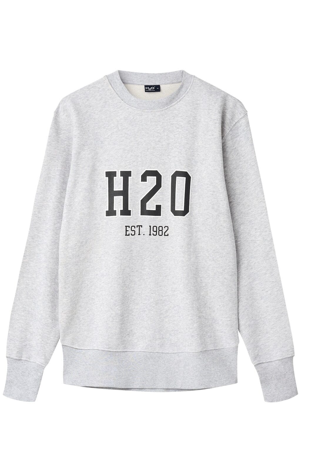 Forudbestilling - H2O - College Sweat O'Neck - 1020 Lt. Grey Mel Sweatshirt 
