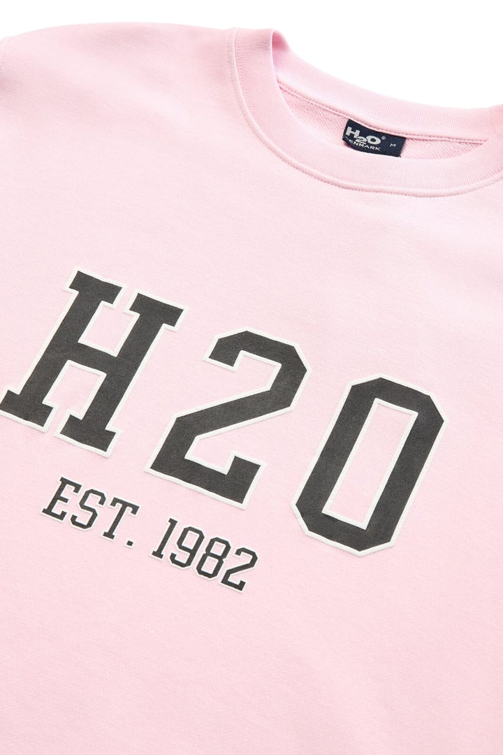 Forudbestilling - H2O - College Sweat O'Neck - 2015 Light Pink Sweatshirt 