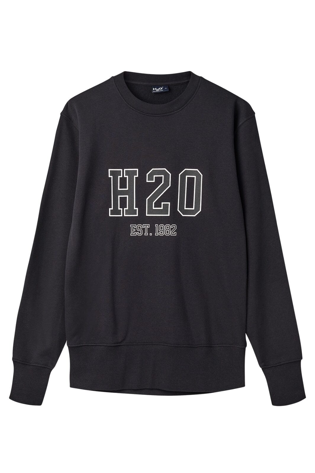 Forudbestilling - H2O - College Sweat O'Neck - 3500 Black Sweatshirt 