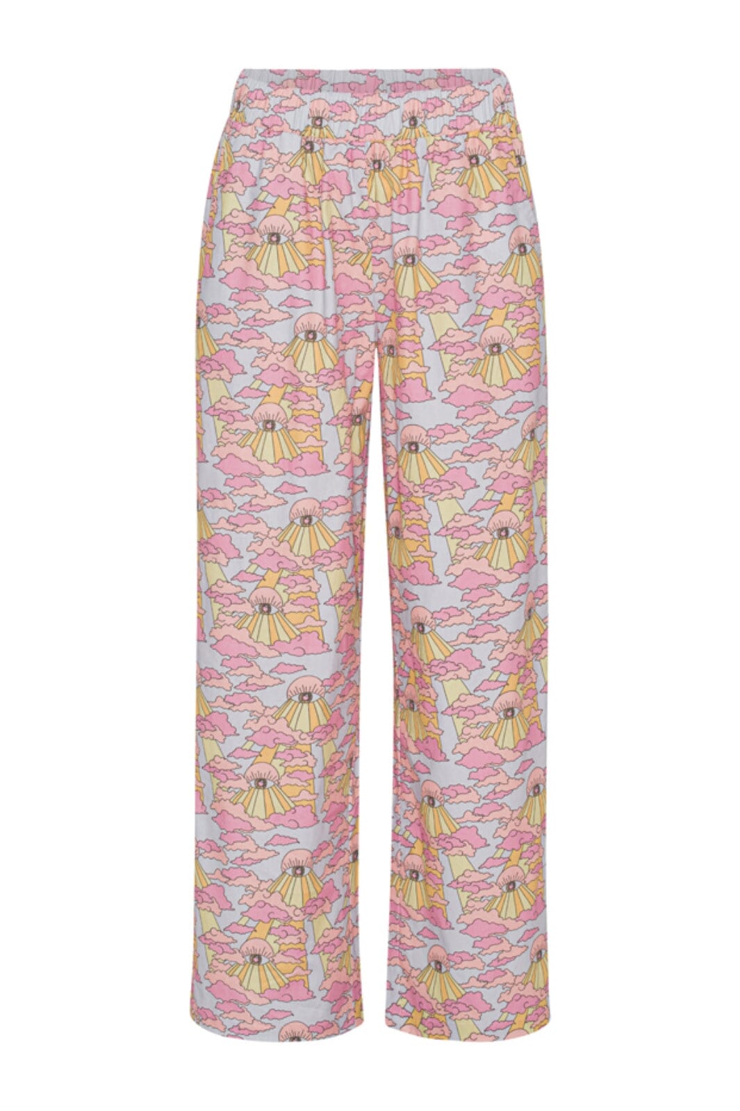 Forudbestilling - Hunkøn - Johanna Trousers - Eye Spy Art print (Januar/Februar) Bukser 