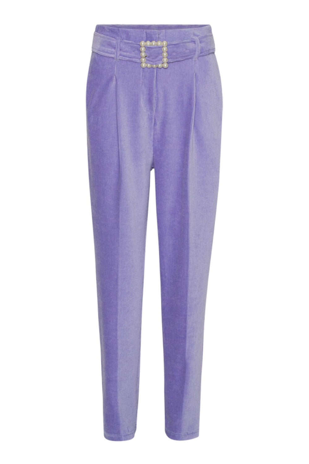 Forudbestilling - Hunkøn - Randi Pearl-belt Trousers - Lilac (November/December) Bukser 