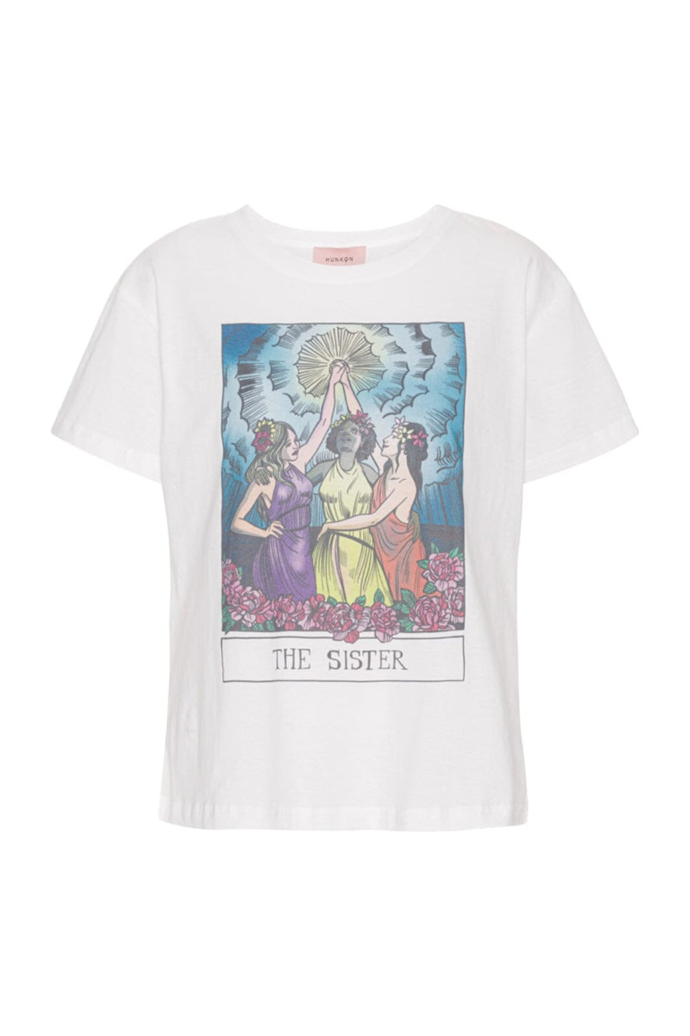 Forudbestilling - Hunkøn - The Sister T-shirt - The Sister Tarot Art Print (Jan/Feb) T-shirts 