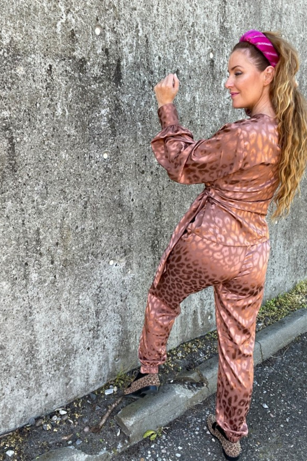 Forudbestilling - Karmamia - Cora Pants - Bronze Leo Jacquard (August) Bukser 