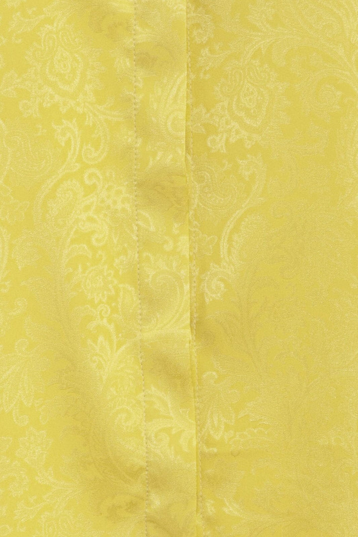 Forudbestilling - Karmamia - Josephine Shirt - Yellow Paisley Jacquard - (April) Skjorter 