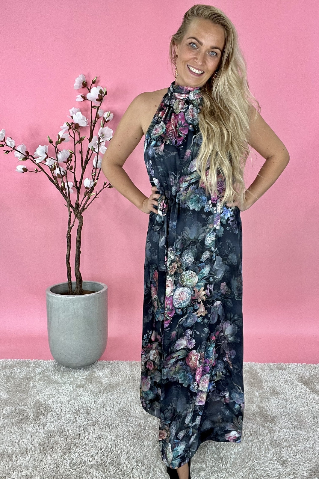 Forudbestilling - Karmamia - Layla Dress - Evening Flower (Midt August) Kjoler 