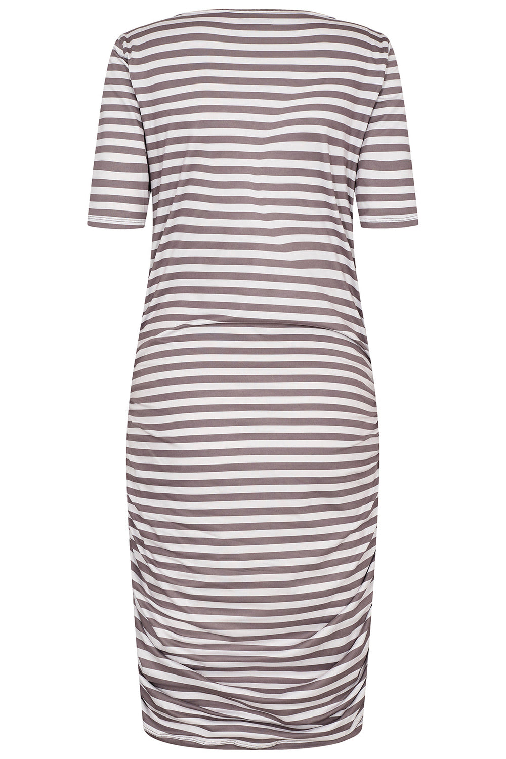 Forudbestilling - Liberte - Alma-Dress3 - Light Brown Creme Stripe (Start/Midt April) Kjoler 