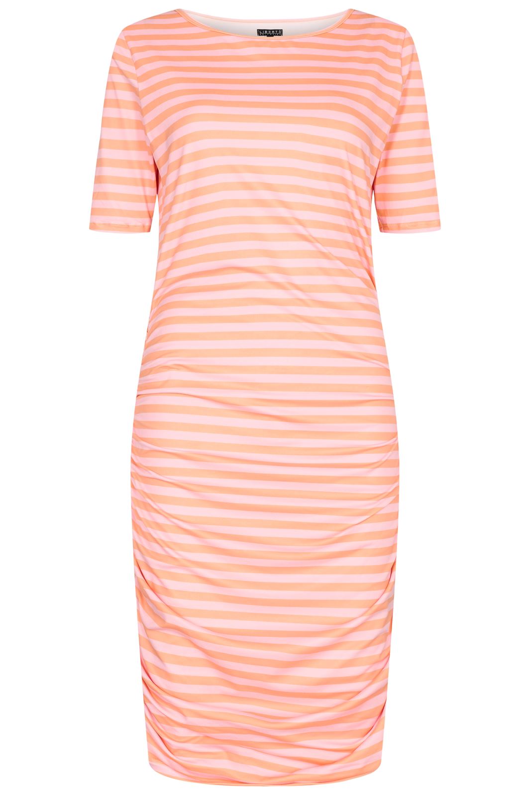 Forudbestilling - Liberte - Alma Dress3 - Orange Rose Stripe (Maj) Kjoler 