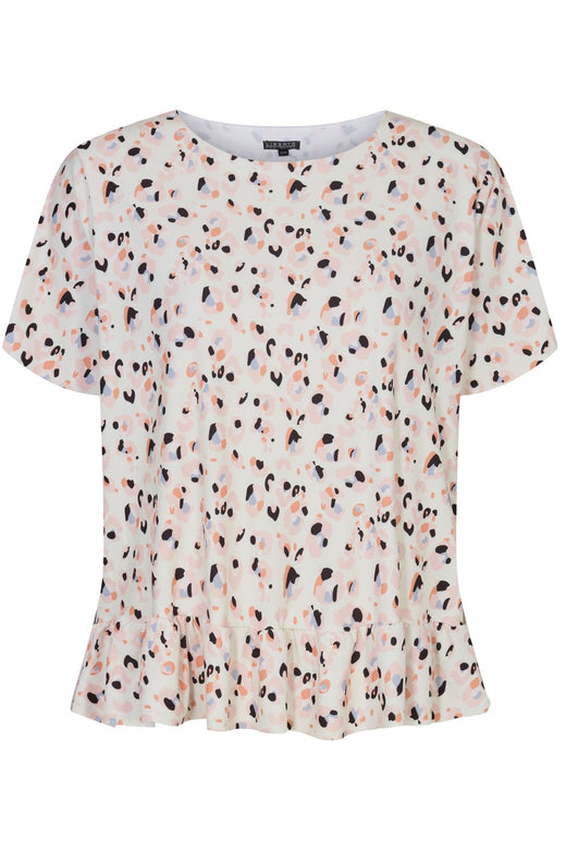 Forudbestilling - Liberte - Alma-Frill-T-Shirt - Pastel Leo (Juni) T-shirts 