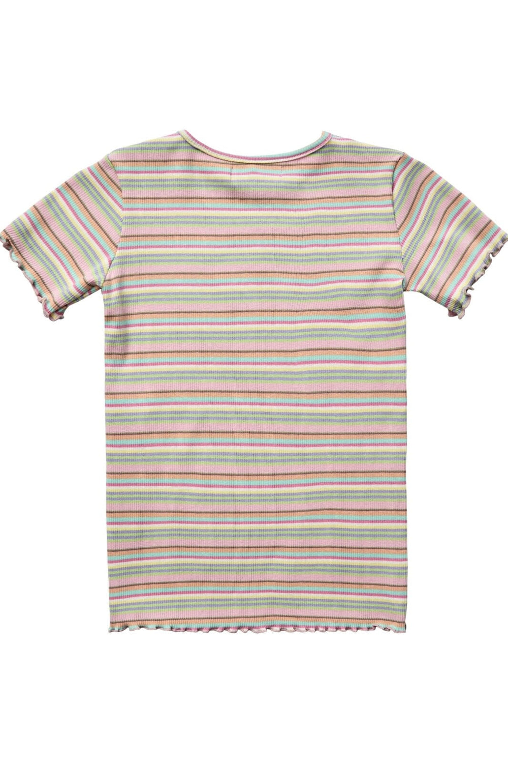Forudbestilling - Liberte Ami - Natalia-Ss-Blouse-Kids - Multi Mint Stripe - (Maj) T-shirts 