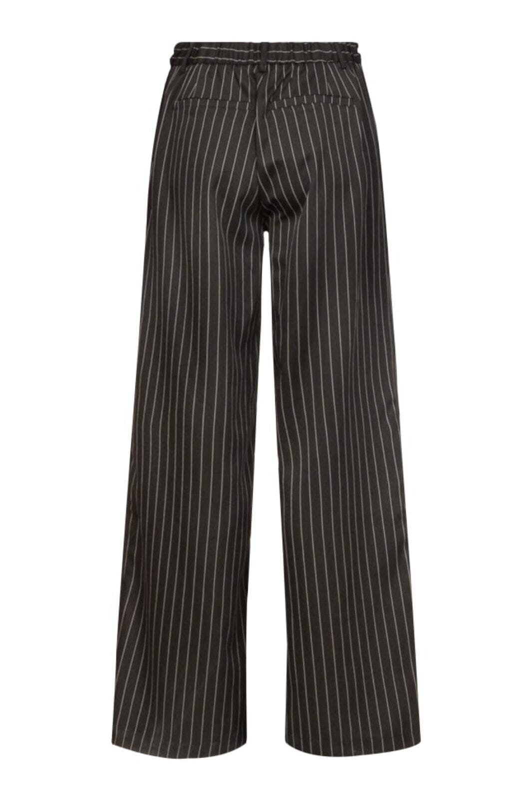 Forudbestilling - Liberte - Dibby-Wide-Pant - Black Pinstripe Bukser 
