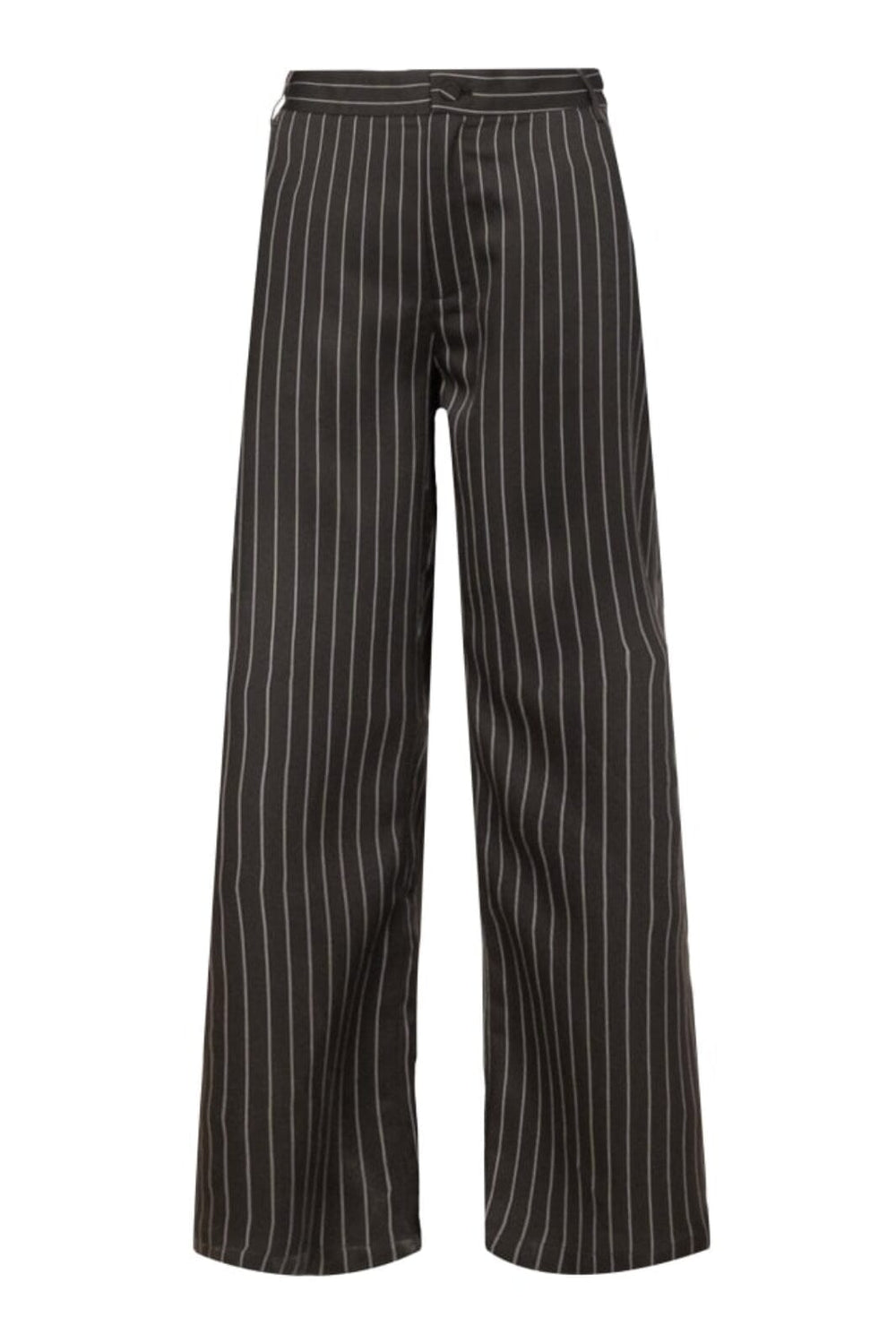 Forudbestilling - Liberte - Dibby-Wide-Pant - Black Pinstripe Bukser 