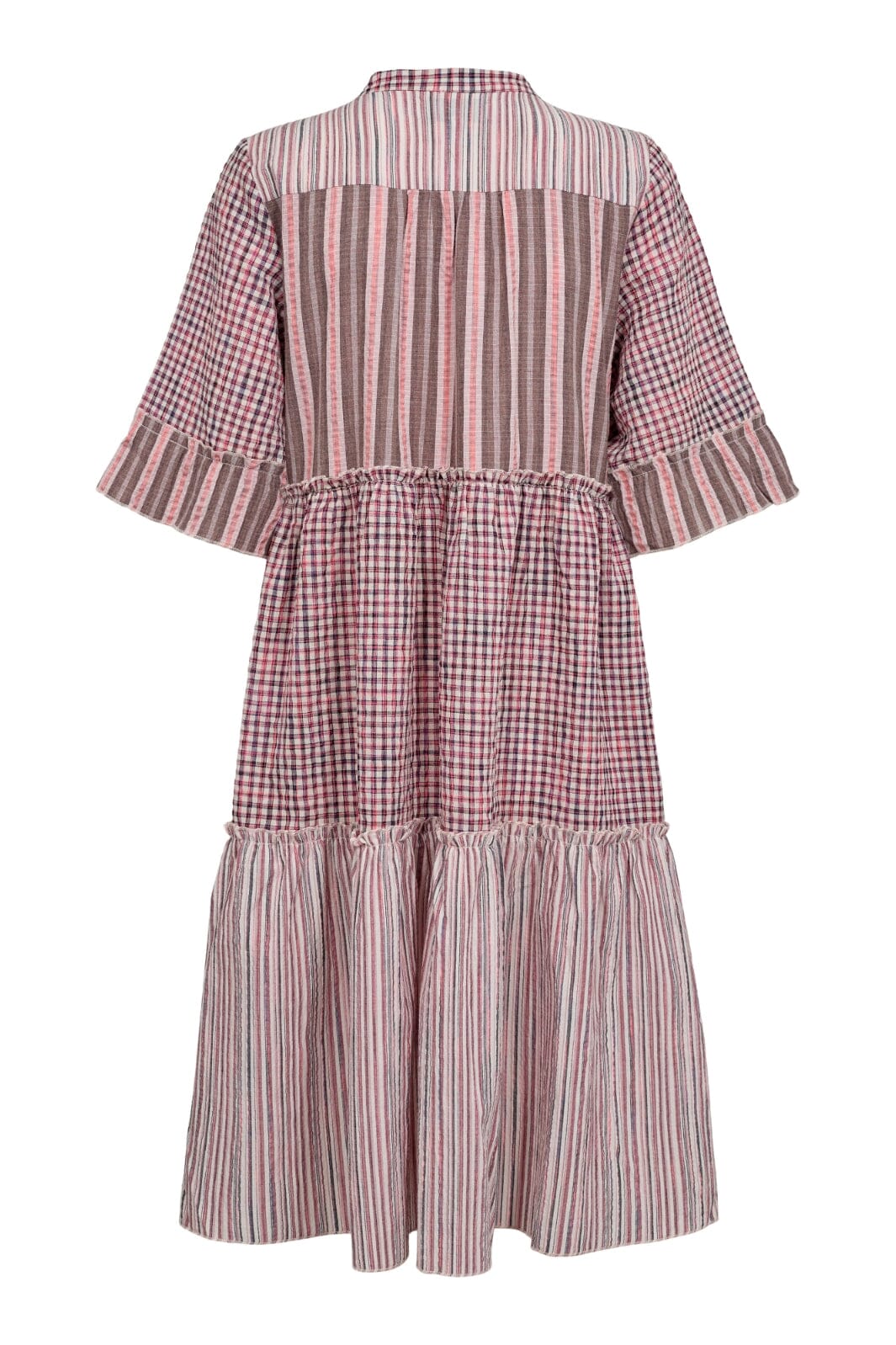 Forudbestilling - Liberte - Ellie-Dress - Brown Pink Mix (April) Kjoler 