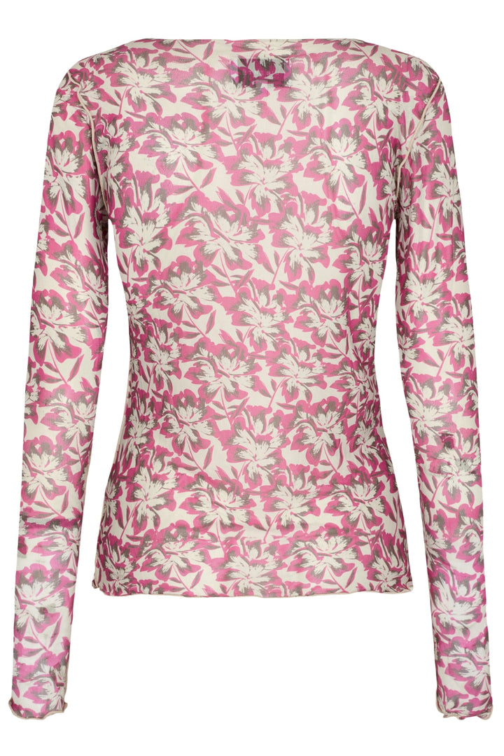 Forudbestilling - Liberte - Mesh Top - Brushy Flowers (Juni) Bluser 