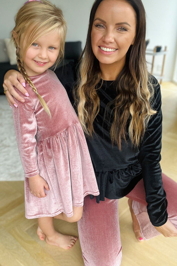 Forudbestilling - LIBERTÉ - Nalma LS Babydoll Dress (KIDS) - Rose (Midt November) Dresses 