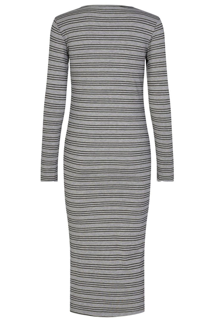 Forudbestilling - LIBERTÉ - Natalia LS Dress - Grey Gold Lurex (Start December) Kjoler 