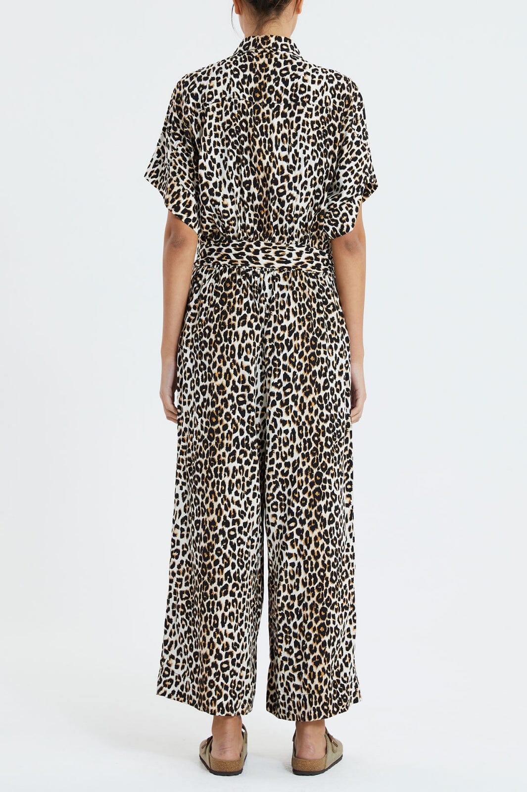 Forudbestilling - Lollys Laundry - Mathilde Jumpsuit - 72 Leopard Print - (Marts/April) Jumpsuits 