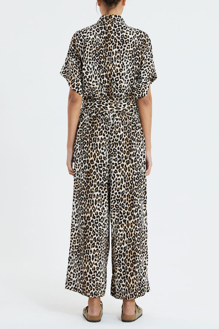 Forudbestilling - Lollys Laundry - Mathilde Jumpsuit - 72 Leopard Print - (Marts/April) Jumpsuits 