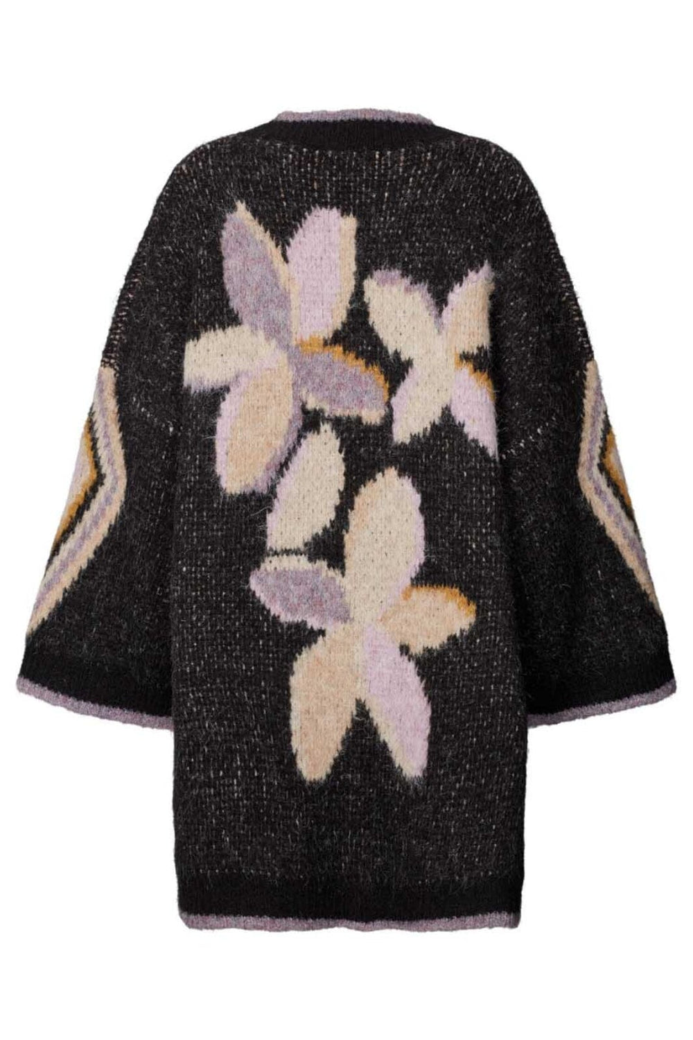 Forudbestilling - Lollys Laundry - Meadow Knit Jacket - 99 Black Jakker 