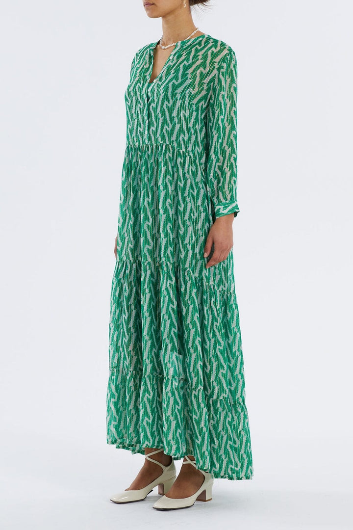 Forudbestilling - Lollys Laundry - Nee Dress - 40 Green - (Marts/April) Kjoler 