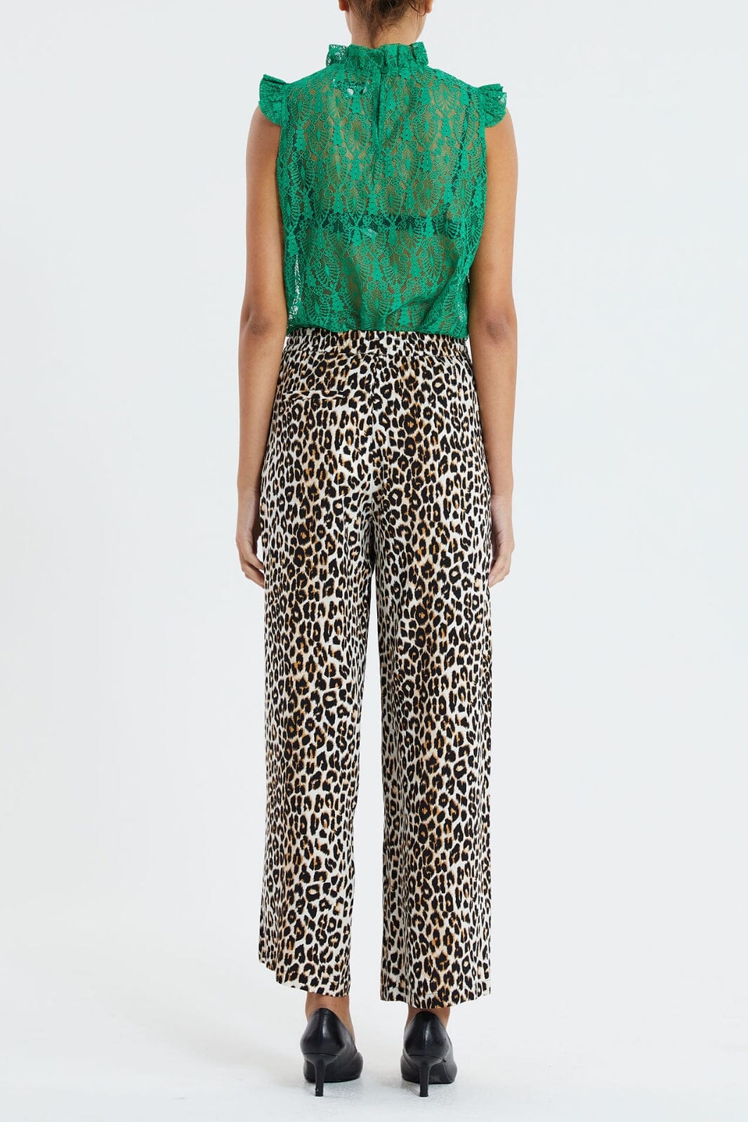 Forudbestilling - Lollys Laundry - Rita Pants - 72 Leopard Print - (Marts/April) Bukser 