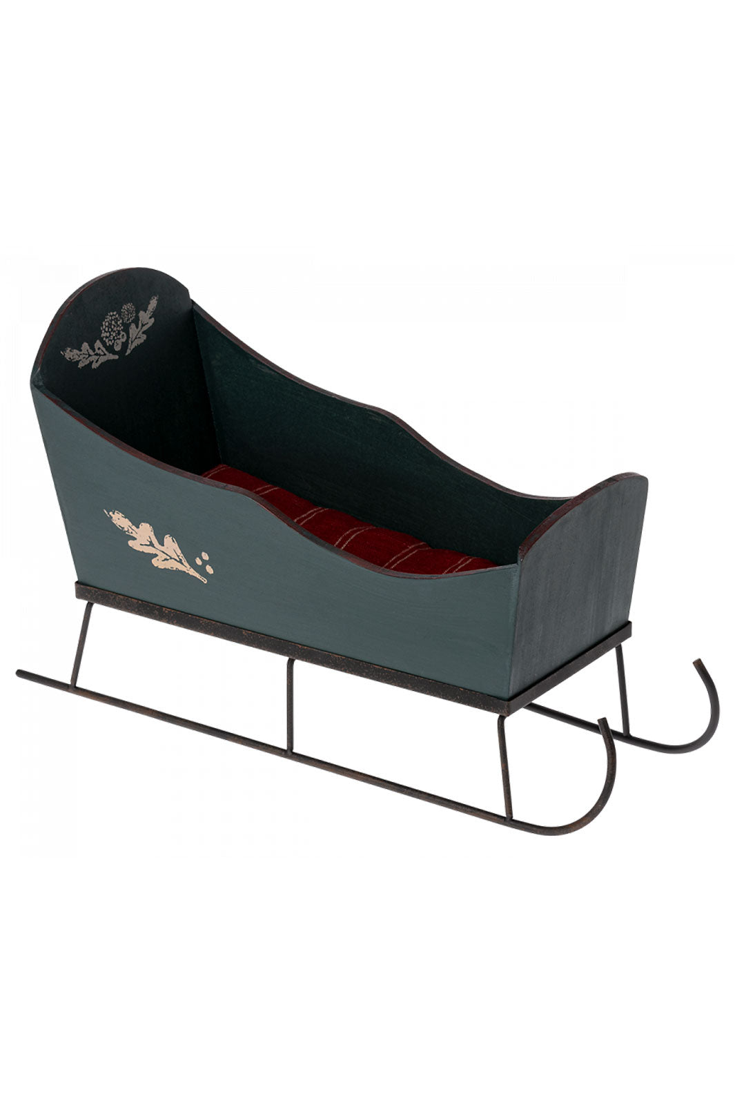 Forudbestilling - Maileg - Sleigh, Medium - Green (2022-10-20) Jul 