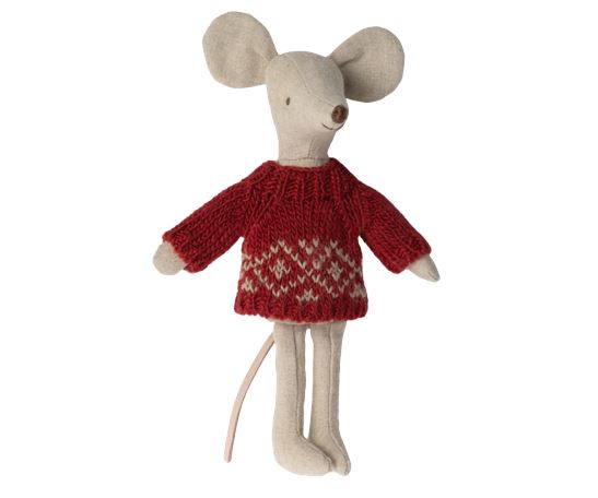 Forudbestilling - Maileg - Strikket sweater, Mor mus Jul 