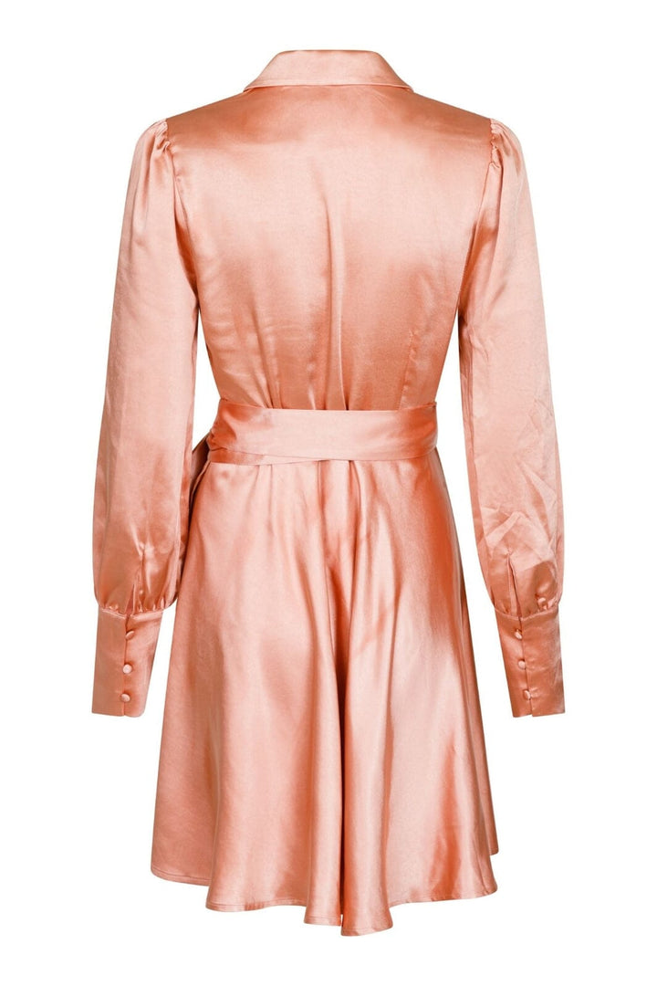 Forudbestilling - Neo Noir - Dawn Satin Dress - Dusty rose (Start Februar) Kjoler 