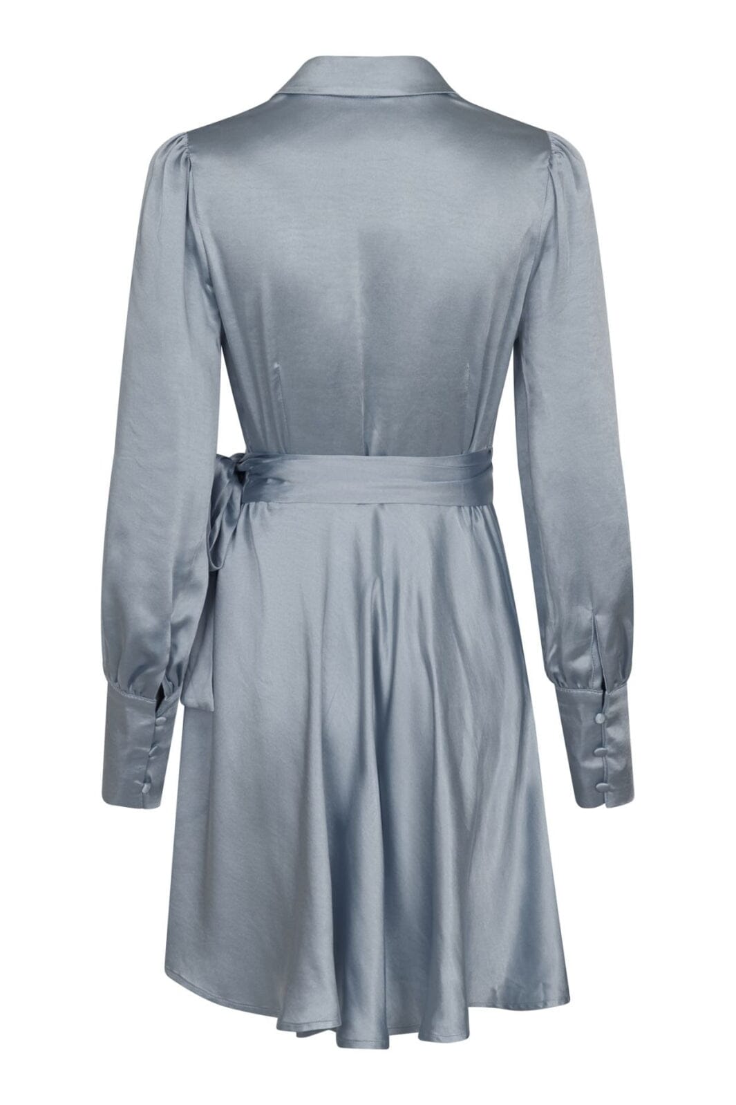 Forudbestilling - Neo Noir - Dawn Satin Dress - Light grey (Start Februar) Kjoler 