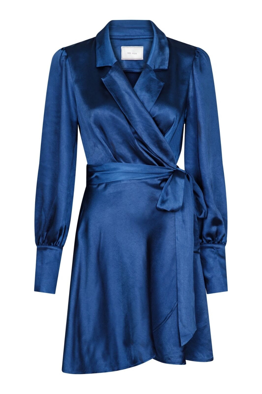 Forudbestilling - Neo Noir - Dawn Satin Dress - Navy (Start Februar) Kjoler 