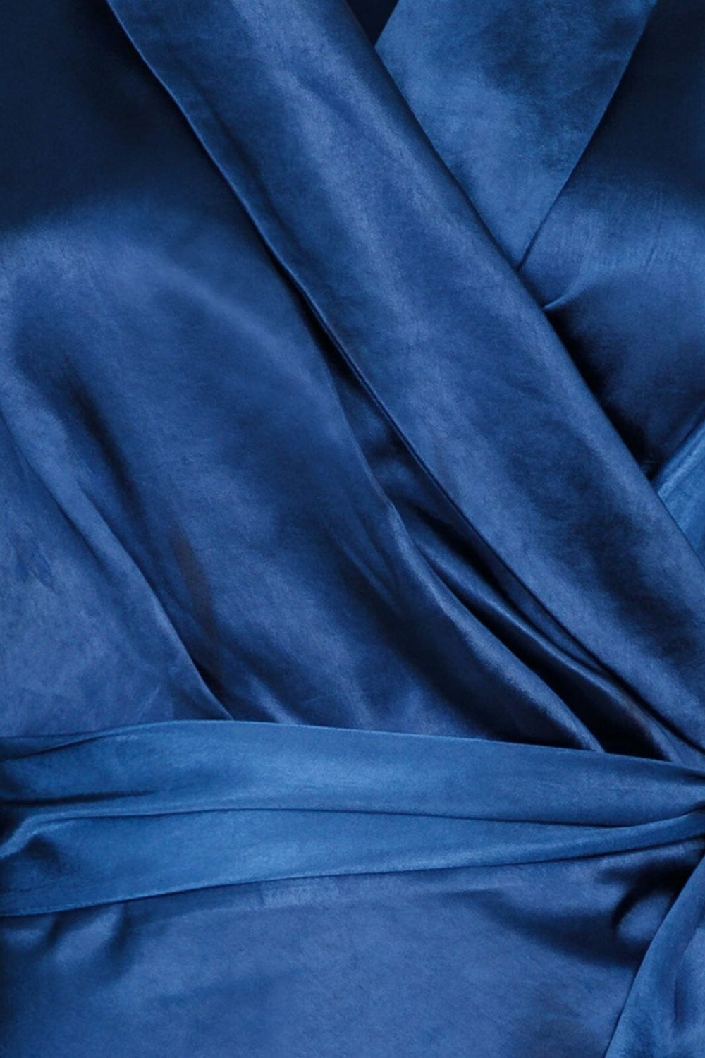 Forudbestilling - Neo Noir - Dawn Satin Dress - Navy (Start Februar) Kjoler 
