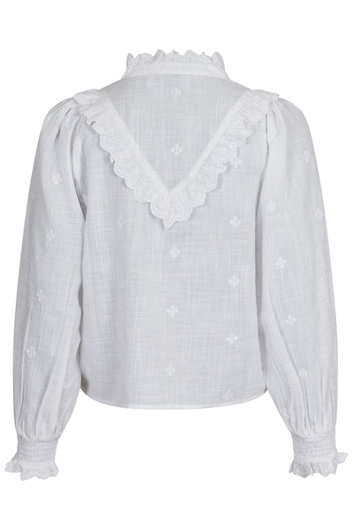 Forudbestilling - Neo Noir - Degas Blouse - White (Juni) Skjorter 