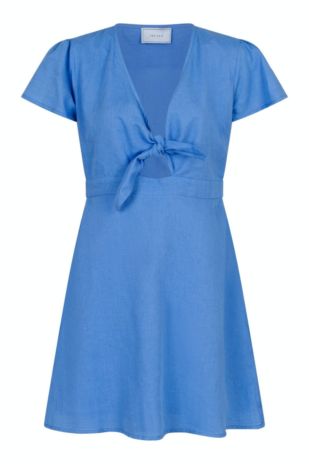Forudbestilling - Neo Noir - Diara Linen Dress - Dusty Blue (Juni) Kjoler 