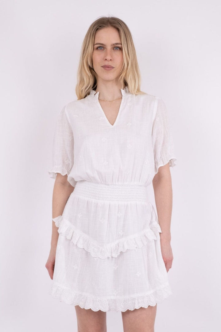 Forudbestilling - Neo Noir - Dunham Dress - White (Juni) Kjoler 
