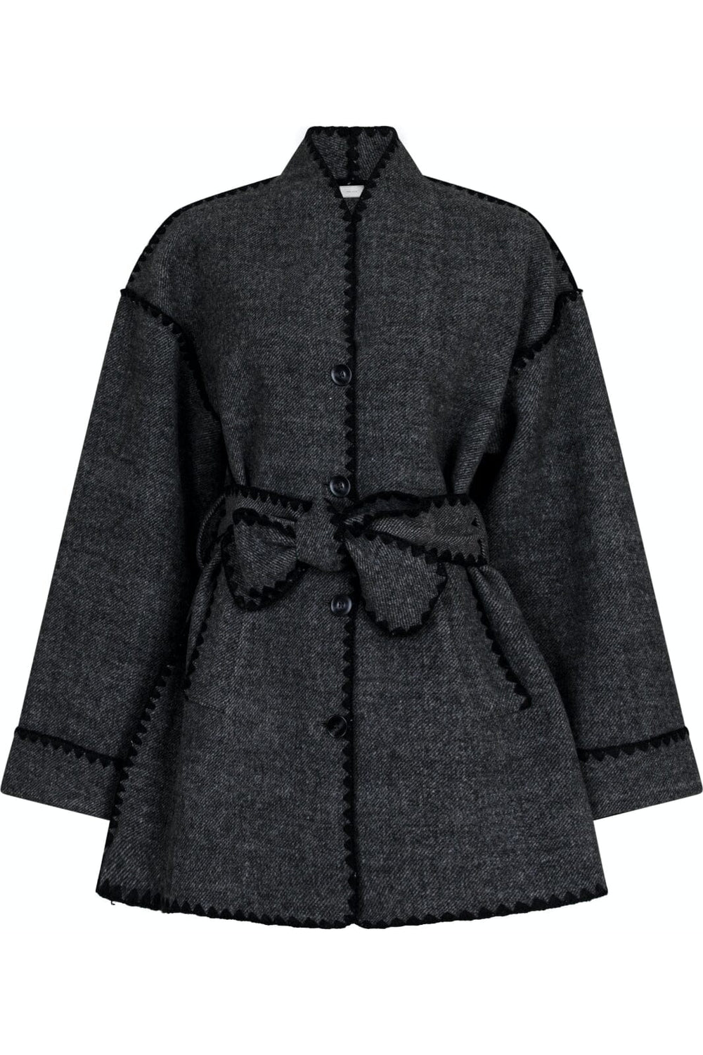 Forudbestilling - Neo Noir - Frenchie Wool Jacket - Black Jakker 