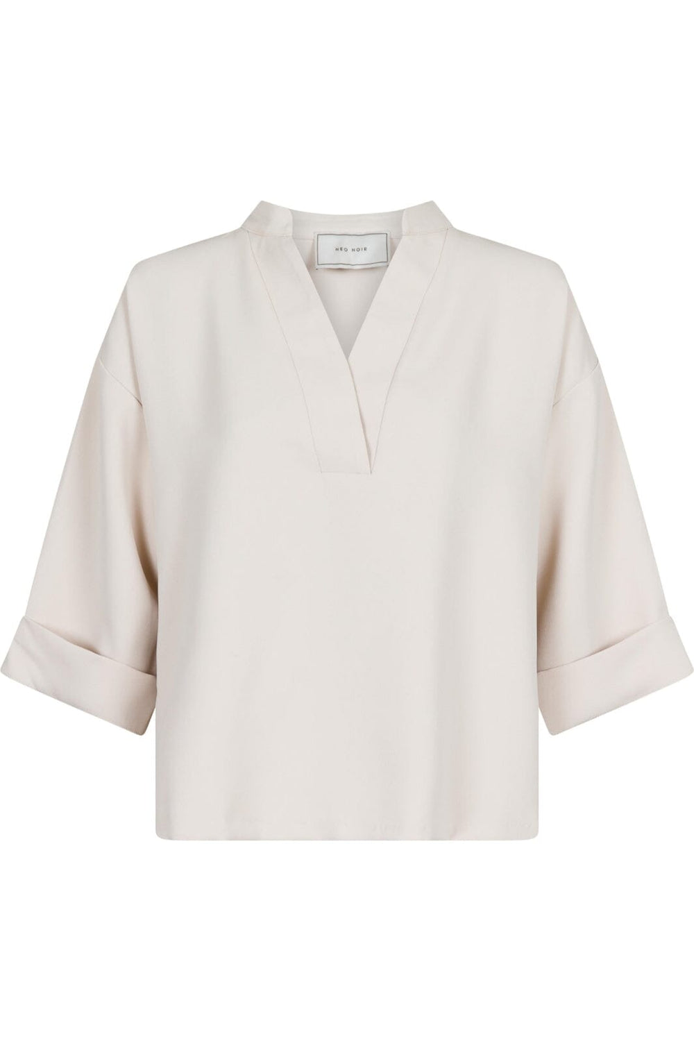 Forudbestilling - Neo Noir - Luma Crepe Blouse - Creme Bluser 