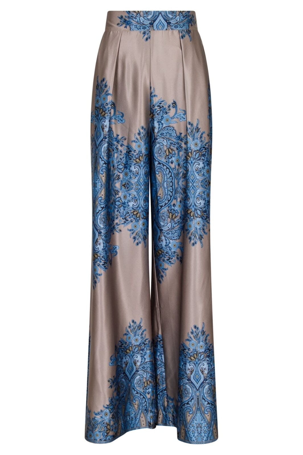 Forudbestilling - Neo Noir - Mana Paisley Border Pants - Blue Bukser 