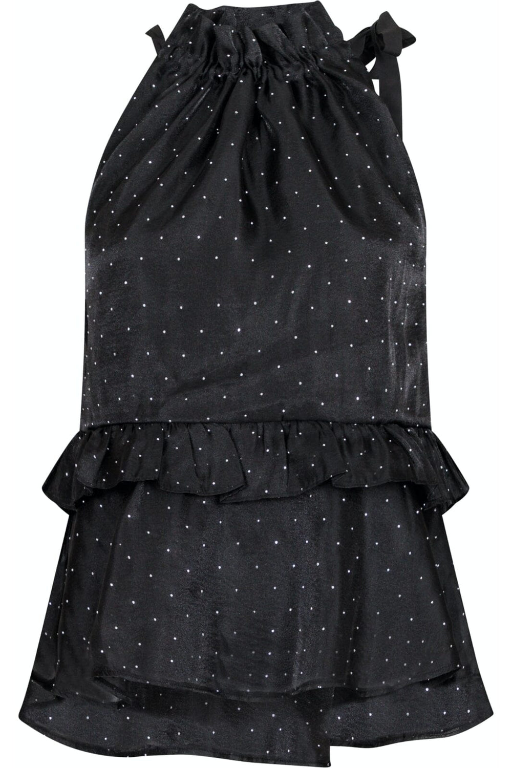 Forudbestilling - Neo Noir - Margy Bedazzled Top - Black Toppe 