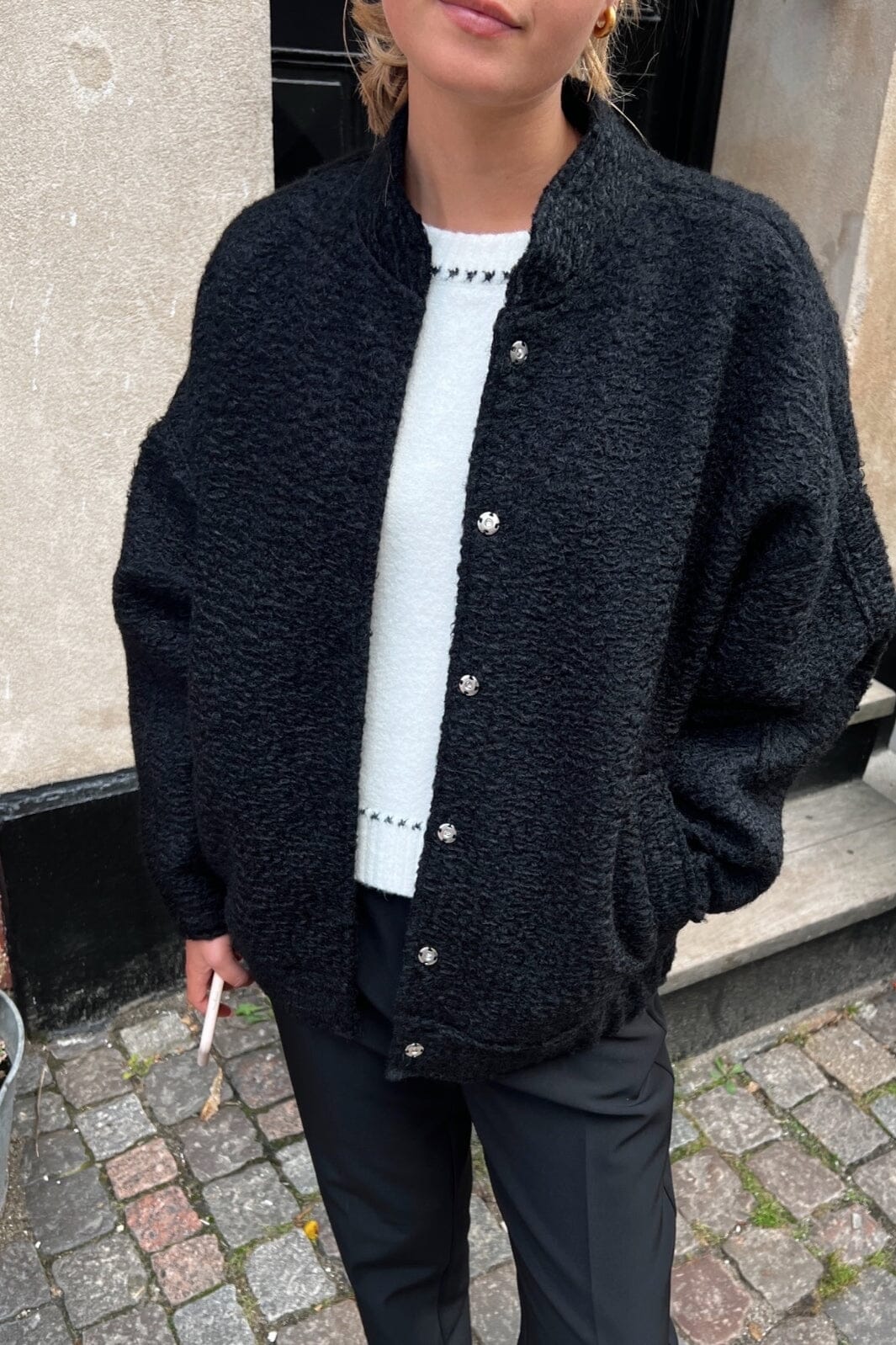 Forudbestilling - Neo Noir - Sharon Bomber Jacket - Black Jakker 