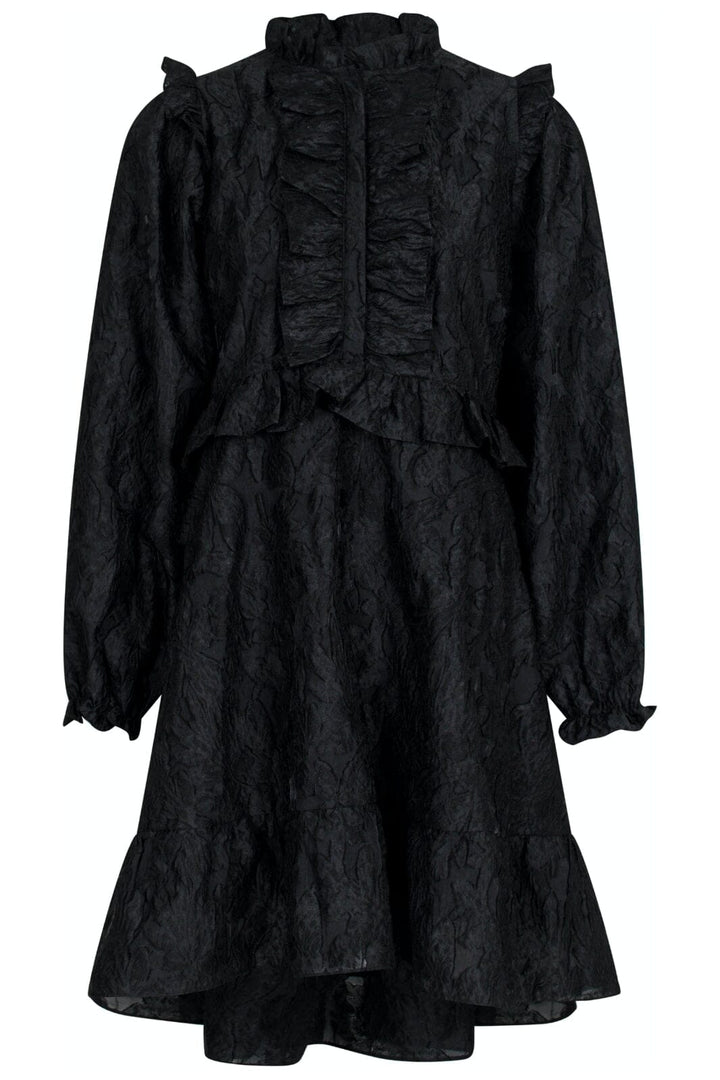Forudbestilling - Neo Noir - Zinka Flower Dress - Black Kjoler 