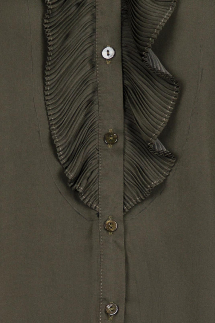 Forudbestilling - Neo Noir - Zola Blouse - Army (November) Bluser 