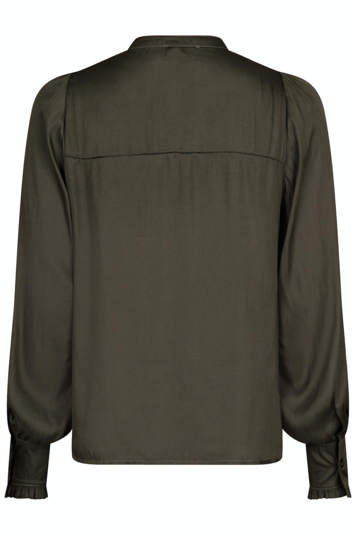 Forudbestilling - Neo Noir - Zola Blouse - Army (November) Bluser 
