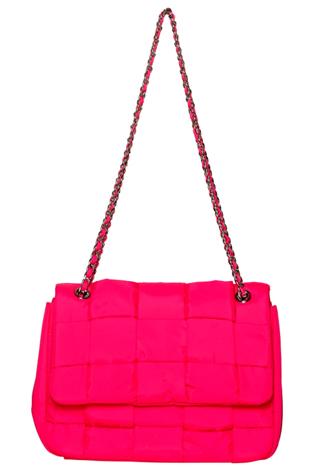 Forudbestilling - Noella - Brad Braided Panel Bag - Magenta (Juni) Tasker 