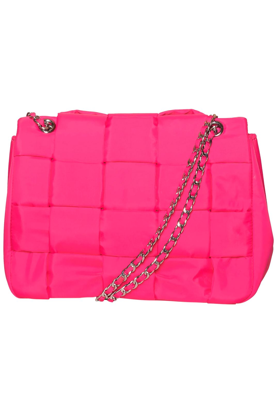 Forudbestilling - Noella - Brad Braided Panel Bag - Magenta (Juni) Tasker 